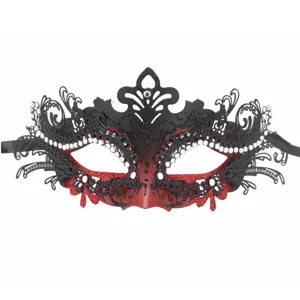 Schmetterling Filigran Maskenball Maske Für Damen Hohl Strass Spitze Maske Für Halloween Karneval Party Performance