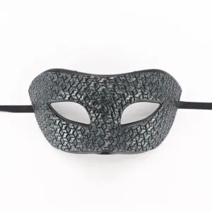Masque de bal venetien detail, motif geometrique texture retro, accessoire de fete.