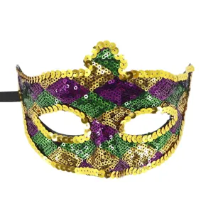 Maskenball Maske Pailletten Karneval Party Augenmaske Festival Kostüm Zubehör glänzend