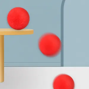 Langlebiger Vollgummiball für das Hundetraining, hochelastisches interaktives Haustierspielzeug.