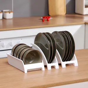 Ensemble de support de rangement de vaisselle de cuisine multifonctionnel pour bols.