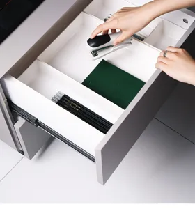 Organisateur de tiroir empilable de style japonais en plastique pour le rangement de petits objets