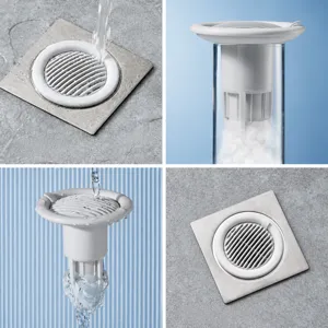 Floor drain core anti-clogging sink strainer deodorant bathroom one-way drainage filter