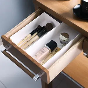 Organisateur de tiroir empilable boîte de rangement en plastique pour cosmétiques et petits objets