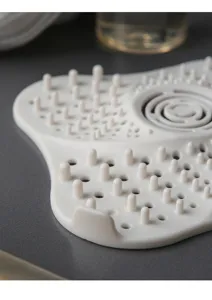 Silicone floor drain hair catcher sink strainer anti-clogging bathroom kitchen cover mat
