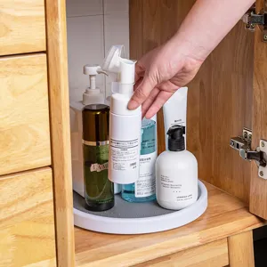 Étagère de rangement rotative multifonctionnelle organisateur lazy susan pour armoire