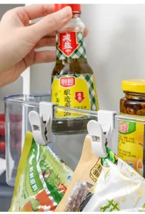 Koelkast opslagclip voor planken, kruidenzakje houder, keuken organisator accessoires.