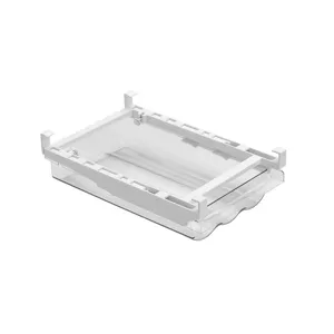 Under shelf fridge egg storage drawer clear pull out organizer container for kitchen
