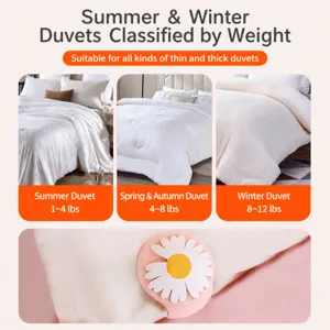 Quilt fastener needle-free safe invisible sheet clip duvet cover holder for all blankets.