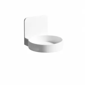 Portabicchieri da parete minimalista bianco senza foratura supporto per bottiglie