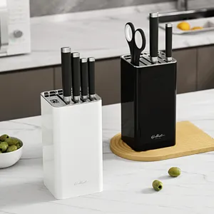 Moderno supporto per coltelli da cucina portacoltelli da piano di lavoro e forbici.