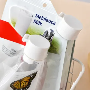 Clip di chiusura alimentare in plastica con beccuccio per conservazione snack cucina.