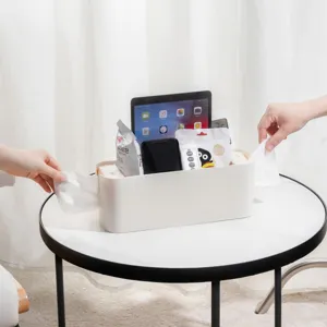 Handige multifunctionele opbergdoos voor op het bureau en tissuedispenser voor kantoor en thuis.