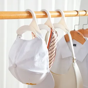 Wardrobe arc hanger hook for handbags hats and scarves multi-purpose closet storage organizer.