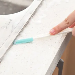 Japanese thermos cup lid gap cleaning brush spout groove sponge brush for daily household use.