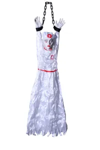 Halloween appeso infermiera fantasma puntello orrore casa stregata festa decorazione