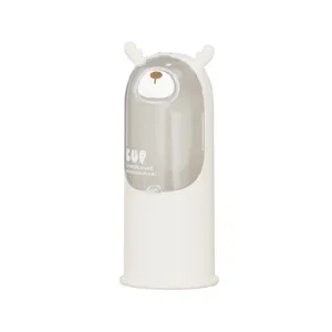 Wall Mounted Disposable Paper Cup Dispenser Creative Deer Antler Design Dustproof Plastic Cup Storage Holder Organizer For Home Office