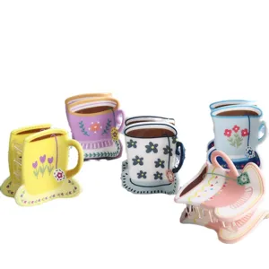 Süße Kaffeetasse Form Haarklammer Set, kreative süße Haaraccessoires für Damen und Mädchen.