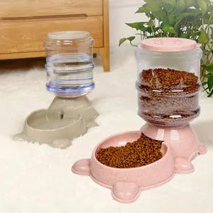 Distributeur automatique de croquettes et eau pour animaux domestiques, gamelle chien chat.