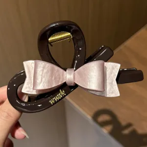 Acetat Schleife Haarklammer, große Haarklammer für dickes Haar, eleganter Schmuck.