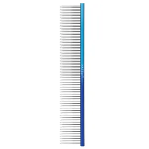 Pet Grooming Comb Stainless Steel Dog Cat Flea Comb Gradient Metal Handle Shedding Brush Hair Care Tool