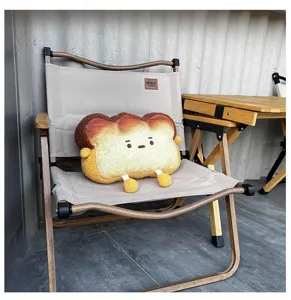 Cute toast plush pillow cushion stuffed toy soft home decor comfortable bedroom cute gift