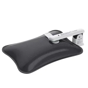 Rechargeable electric hot water bag soft plush hand warmer for winter dormitory use