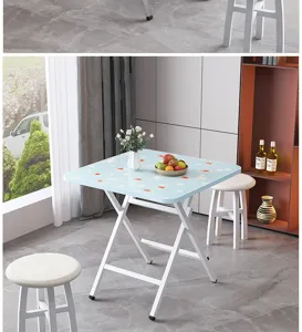 Opklapbare tafel draagbare eettafel compact thuis binnen veelzijdige minimalistische stijl