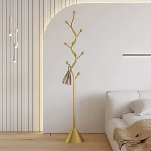 Moderner luxuriöser goldener freistehender Garderobenständer für Schlafzimmer und Wohnzimmer