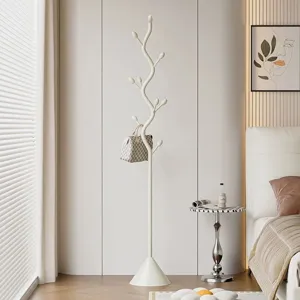 Moderne weiße Baum Garderobe Ständer Schlafzimmer minimalistischer Kleiderständer Flurbaum