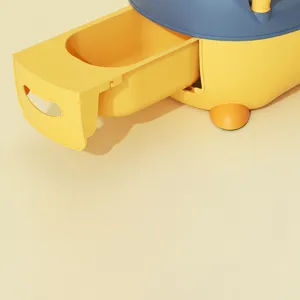 Toddler potty training toilet for boys and girls, comfortable baby potty chair with drawer.