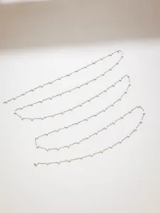 Catena di perline in acciaio inossidabile DIY gioielli fatti a mano collana bracciale