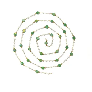 DIY Acier Inoxydable Petite Perle Plate Ronde Perle De Couleur Fine Chaîne Collier Principal