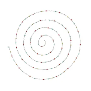 Chaine Mini Perles Acier Inoxydable Coloree Dopamine DIY Bijoux Chaine Lunettes Vue Principale
