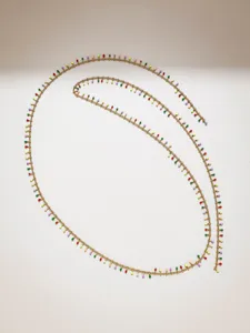 Stainless steel dopamine candy bead fine chain for DIY doll clothes necklace craft