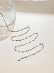 Stainless steel basic chain semi-finished DIY jewelry making material minimalist style
