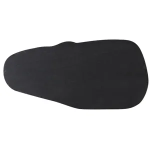 Black irregular slate plate for western steak, BBQ skewers and dessert serving trays display.