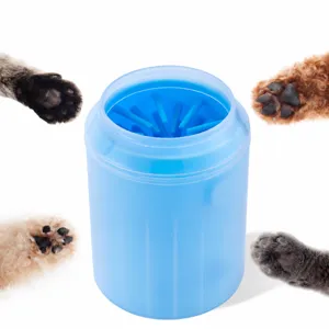 Taza limpiador de patas de mascotas de silicona portátil para perros y gatos herramienta