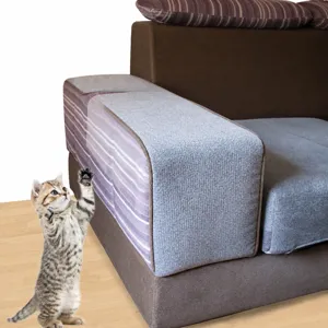 Protector de Muebles Antiarañazos para Gatos de PVC Transparente Almohadilla Protectora Autoadhesiva para Sofá