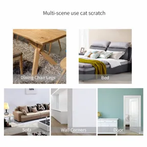Protector de arañazos para gatos de PVC esmerilado transparente adhesivo antiarrugas para sofá