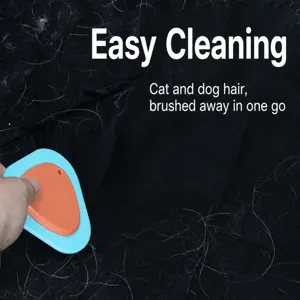 Pet Hair Remover Lint Roller Reusable Dog Cat Fur Cleaning Brush Portable Plastic Grooming Tool For Sofa Carpet