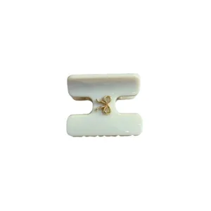 Molla per capelli H in acetato stile coreano, elegante clip per acconciature quotidiane.