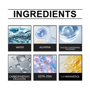 Detalle de ingredientes que muestra la fórmula química avanzada y todos los componentes activos.