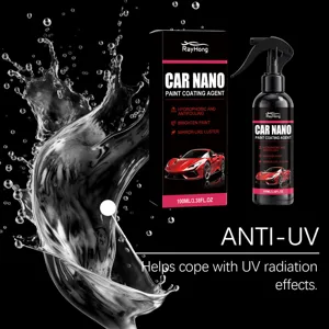 RAYHONG Revestimiento Nano para Coche Spray 100ml protección hidrófuga brillo espejo.