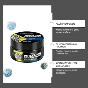 Pasta di riparazione mozzo ruota Hikmarion 50g crema lucidante per graffi cerchi.