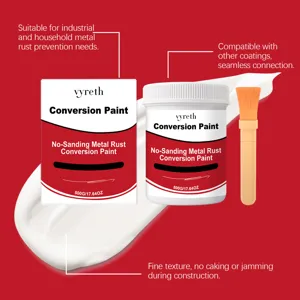 Metal rust conversion paint 500g for industrial and household steel surface maintenance.