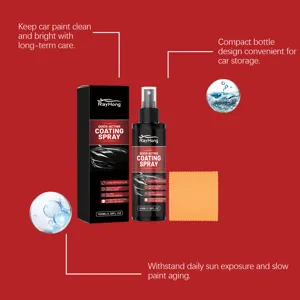 RAYHONG Spray de Revestimiento para Coche 100ml Kit de Proteccion y Brillo Superior