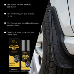 RAYHONG 100ml car rubber strip maintenance agent for windows, doors, and trunk seals.