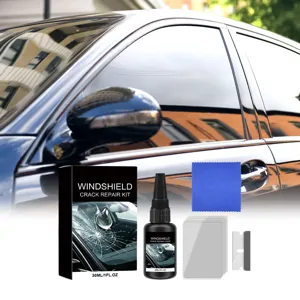 Kit di Riparazione per Crepe del Parabrisas Strumento di Riparazione Graffi per Vetro Auto Accessori per Manutenzione Auto