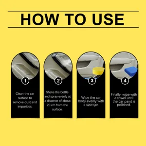 Car interior cleaner usage guide step by step instruction infographic detail image for car care
